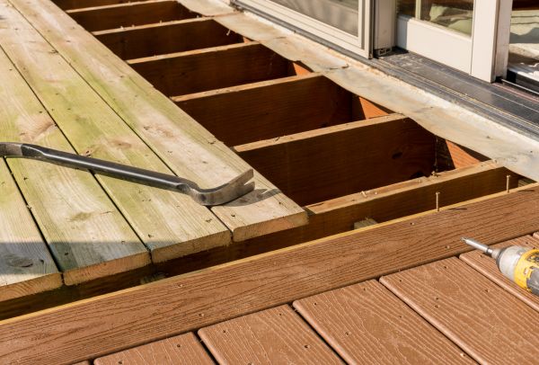 Cost of Old Deck Repair in Mason
