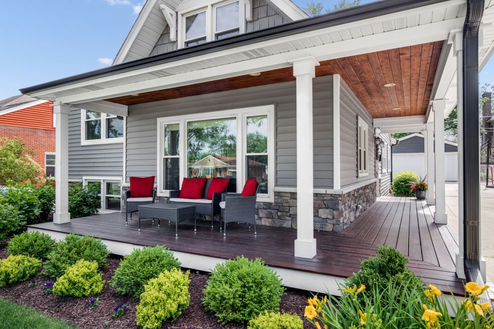 Porch Pillar Repair in Mason