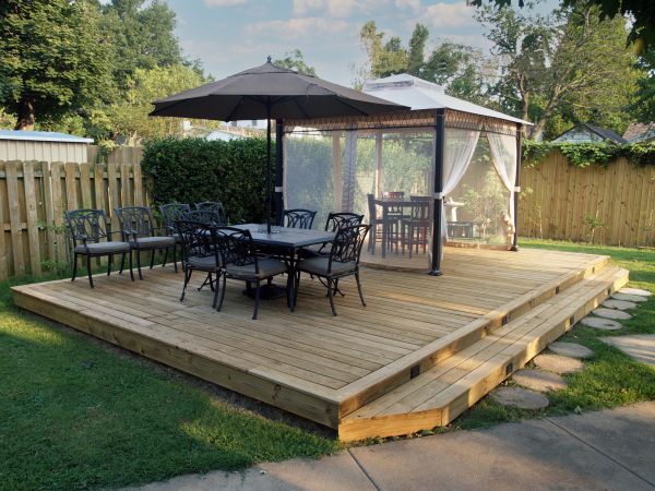 Cost of Backyard Deck Installation in Mason