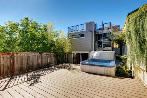 Cost of Hot Tub Deck Installation in Mason